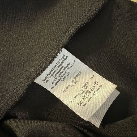 DKNY Black Zipper Trim Asymmetric Blouse Top - Picture 5 of 7